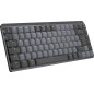 Logitech MX Mini Mechanical for Mac tastiera Ufficio Bluetooth QWERTZ Tedesco Grafite, Grigio