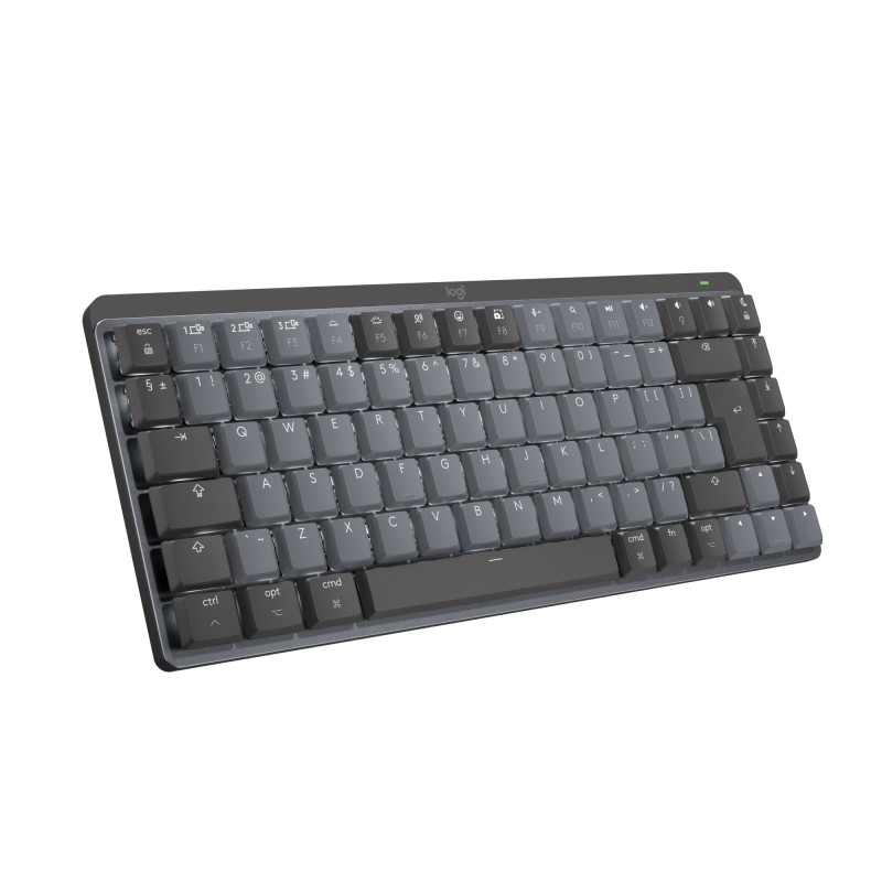 Logitech MX Mini Mechanical for Mac tastiera Ufficio Bluetooth QWERTY US International Grafite, Grigio