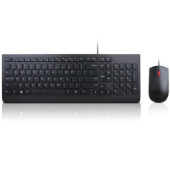 Lenovo 4X30L79894 tastiera Mouse incluso Ufficio USB Francese Nero