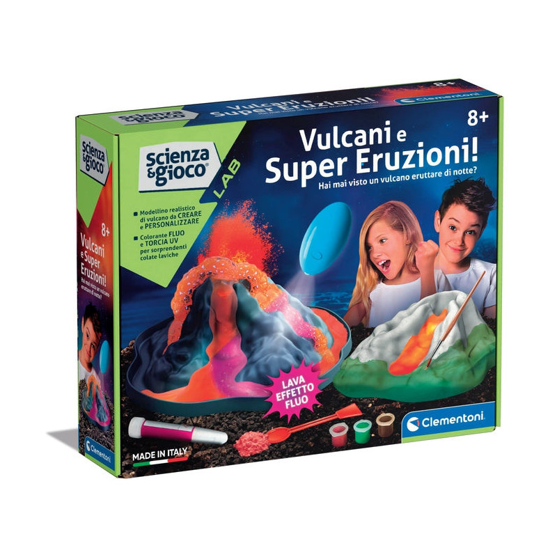 Clementoni Science & Jeu laboratoire VULCANI E SUPER ERUZIONI!