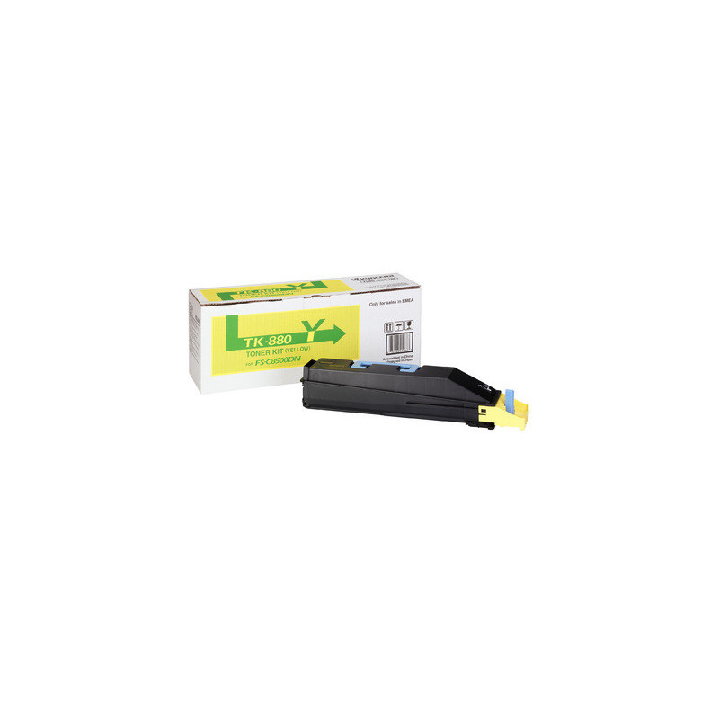 KYOCERA TK-880Y cartuccia toner 1 pz Originale Giallo