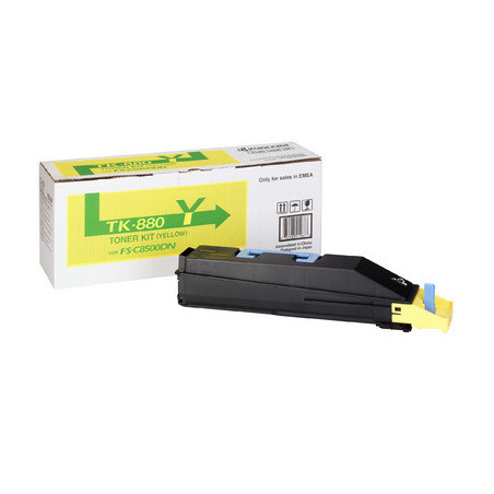 KYOCERA TK-880Y cartuccia toner 1 pz Originale Giallo