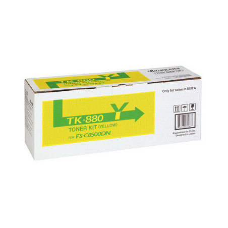 KYOCERA TK-880Y cartuccia toner 1 pz Originale Giallo