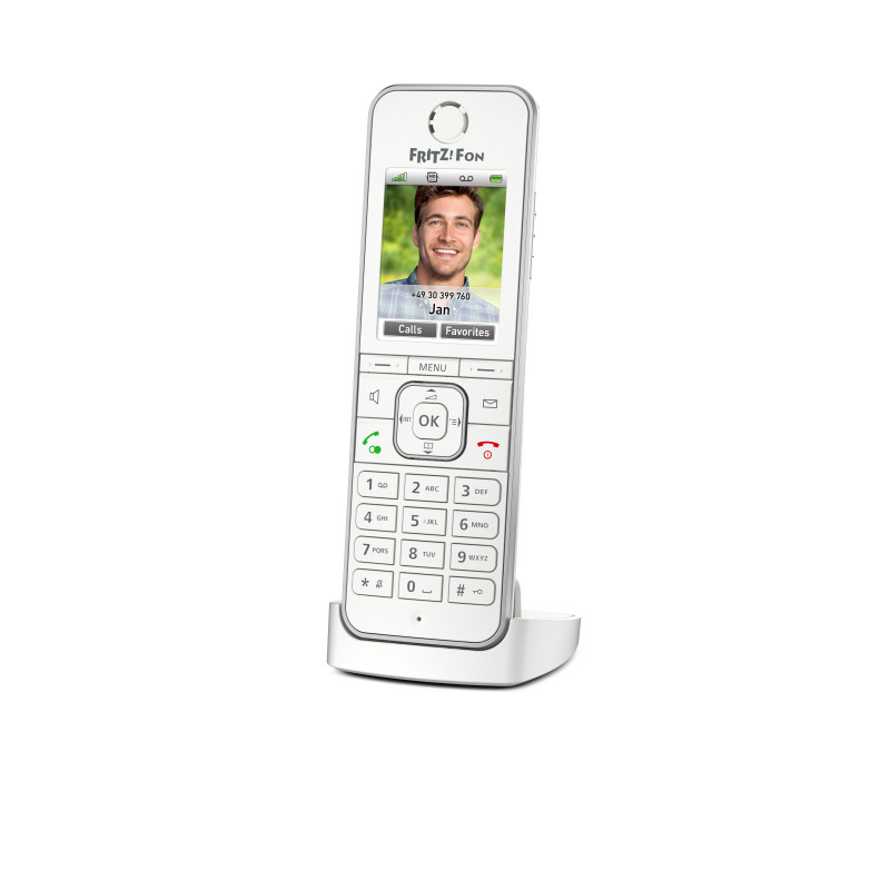 FRITZ!Fon C6 International Telefono DECT Identificatore di chiamata Bianco