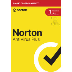 NortonLifeLock Norton Antivirus Plus 2024 | 1 Dispositivo | Licenza di 1 anno | PC o Mac