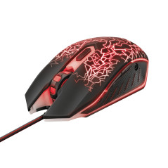 Trust GXT 105 mouse Giocare Ambidestro USB tipo A 2400 DPI