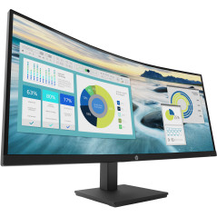 HP P34hc G4 Monitor PC 86,4 cm (34") 3440 x 1440 Pixel Quad HD LED Nero