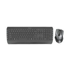 Trust Tecla-2 tastiera Mouse incluso Universale RF Wireless QWERTY Italiano Nero