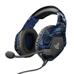 Trust GXT 488 Forze PS4 Auricolare Cablato A Padiglione Giocare Nero, Blu