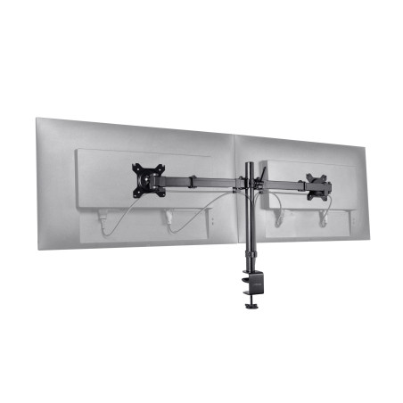 Trust GXT 1120 Mara Dual Monitor Arm 81,3 cm (32") Nero Scrivania