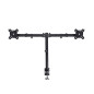 Trust GXT 1120 Mara Dual Monitor Arm 81,3 cm (32") Nero Scrivania