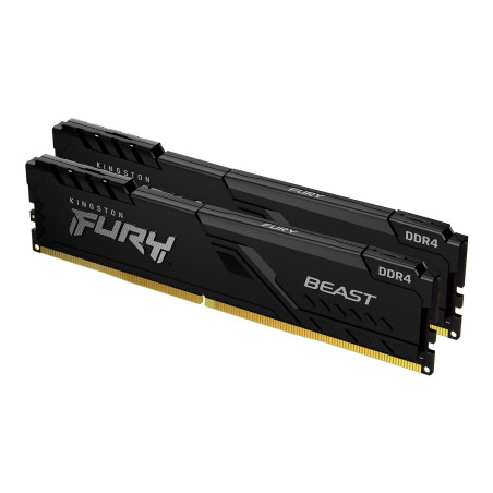 Kingston Technology FURY 8GB 3200MT/s DDR4 CL16 DIMM (Kit da 2) Beast Black