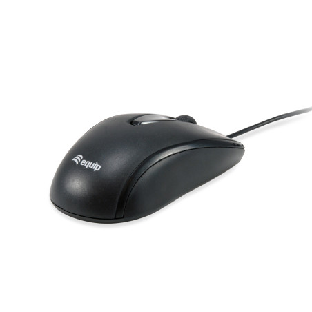 Equip 245116 mouse Ufficio Ambidestro USB tipo-C Ottico 1200 DPI