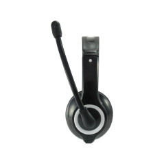 Equip 245301 cuffia e auricolare Cablato A Padiglione Musica e Chiamate USB tipo A Nero