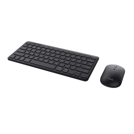 Trust Lyra tastiera Mouse incluso Ufficio RF senza fili + Bluetooth QWERTY Italiano Nero