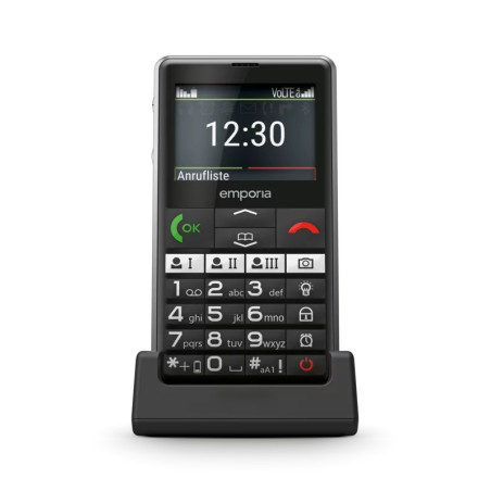 Emporia PURE-LTE 5,87 cm (2.31") 107 g Nero Telefono per anziani