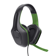 Trust GXT 415X ZIROX Auricolare Cablato A Padiglione Giocare Nero, Verde