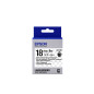 Epson Nastro fondo Trasparente per testo Nero 18/9 LK-5TBN