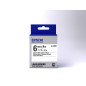 Epson Nastro fondo Standard Bianco per testo Nero 6/9 LK-2WBN