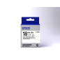 Epson Nastro fondo Standard Bianco per testo Nero 18/9 LK-5WBN