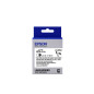 Epson Guaina Termorestringente Bianca per testo Nero, Heat Srink Tube D5mm/ 2,5 LK-4WBA5