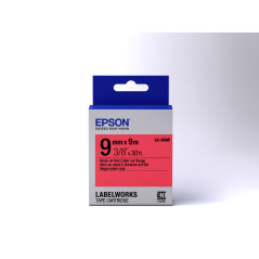 Epson Nastro fondo Pastello Rosso per testo Nero 6 9 LK-3RBP