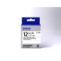 Epson Nastro fondo Standard Bianco per testo Nero 12/9 LK-4WBN