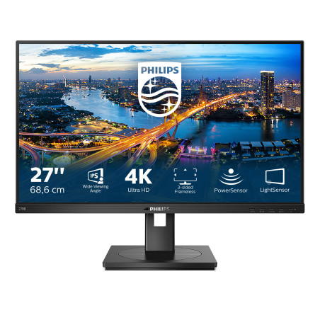 Philips B Line 278B1/00 LED display 68,6 cm (27") 3840 x 2160 Pixel 4K Ultra HD Nero