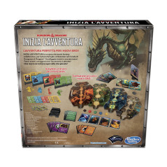 Hasbro Gaming Dungeons & Dragons Inizia L'Avventura, gioco da tavolo cooperativo a tema D&D, per principianti