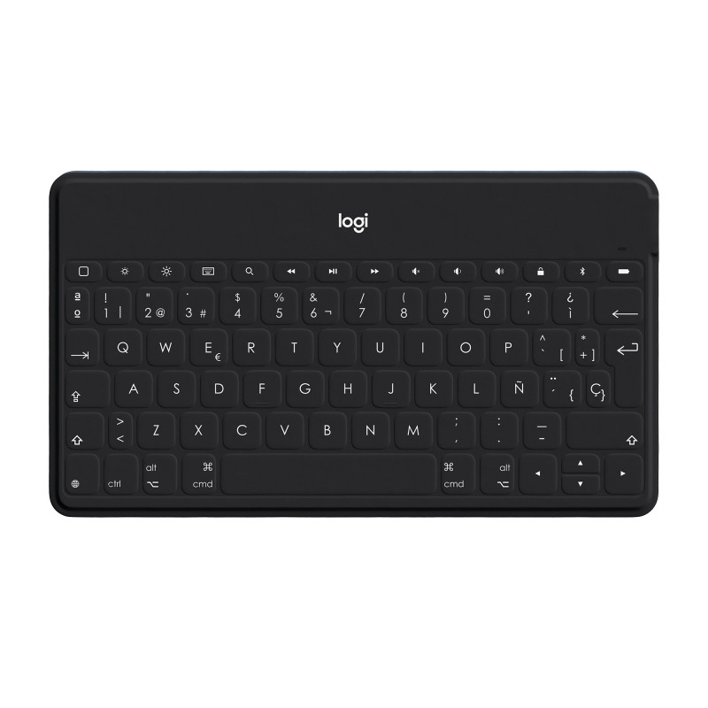 Logitech Keys-To-Go QWERTY Spagnolo Bluetooth Nero