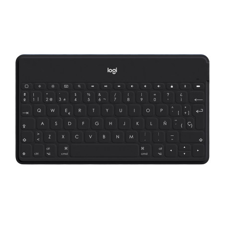 Logitech Keys-To-Go QWERTY Spagnolo Bluetooth Nero