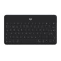 Logitech Keys-To-Go QWERTY Spagnolo Bluetooth Nero