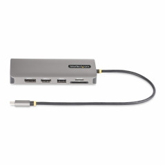 StarTech.com Adattatore multiporta USB-C a tre monitor, HDMI  DisplayPort, hub 4x USB, 100W PD, GbE, lettore di schede