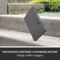 Logitech Rugged Folio QWERTY Italiano Smart Connector Grafite