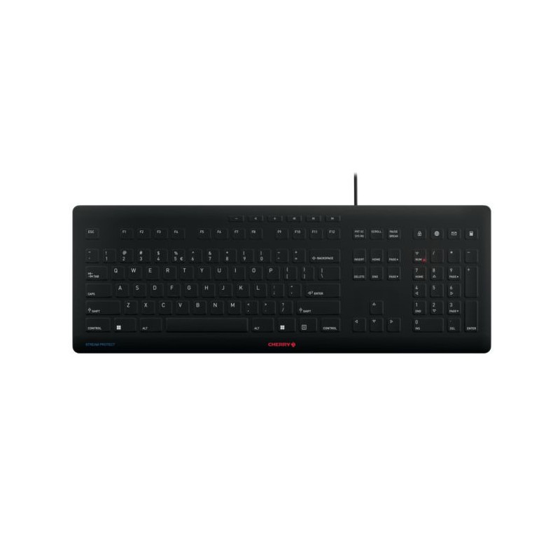 CHERRY JK-8502EU-2 tastiera Universale USB QWERTY Inglese Nero