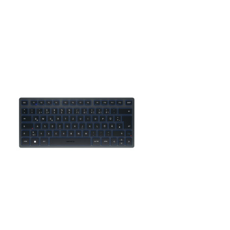 CHERRY KW 7100 MINI BT tastiera Universale Bluetooth QWERTZ Tedesco Blu