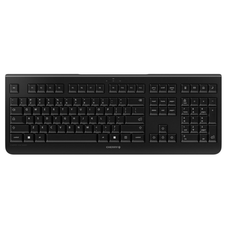 CHERRY KW 3000 tastiera Universale RF Wireless QWERTY US International Nero