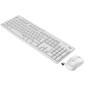 Logitech MK295 Silent Wireless Combo tastiera Mouse incluso Ufficio RF Wireless AZERTY Francese Bianco