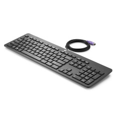 HP PS 2 Slim Business Keyboard tastiera Ufficio PS 2 QWERTY Inglese Nero