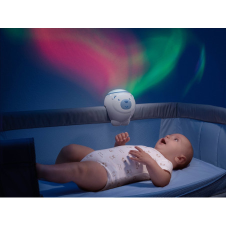 Chicco First Dreams Polar Bear luce da notte per bambino Libera installazione Rosa, Bianco