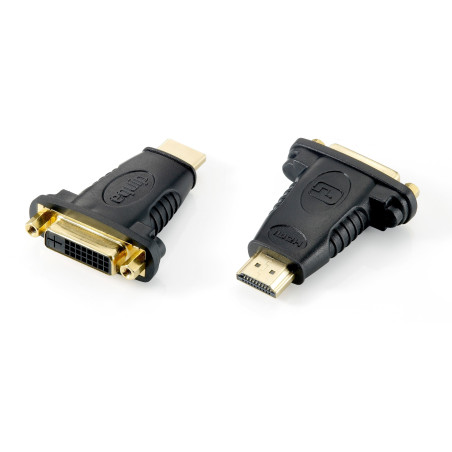 Equip 118909 adattatore per inversione del genere dei cavi DVI (24+1) HDMI A Nero