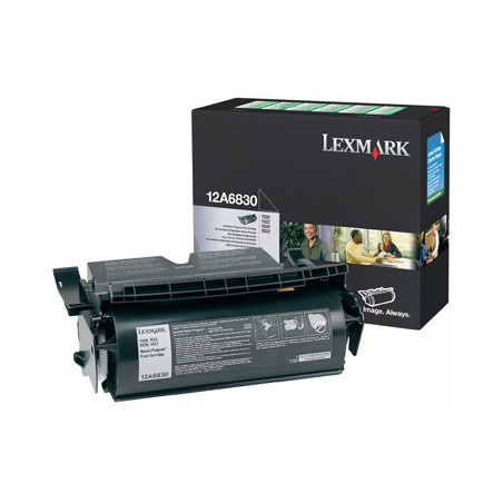 Lexmark 12A6830 cartuccia toner 1 pz Originale Nero