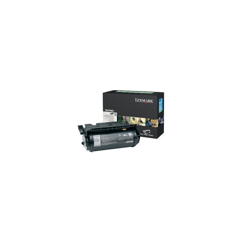 Lexmark 12A7465 cartuccia toner 1 pz Originale Nero