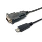 Equip 133392 cavo seriale Nero 1,5 m USB tipo-C DB-9