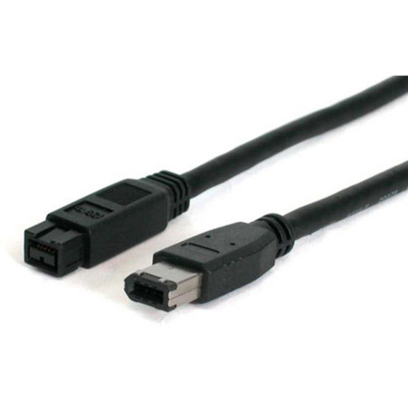 StarTech.com 6 ft 1394b Firewire Cable 9-6 Pin M-M 1,8 m Nero