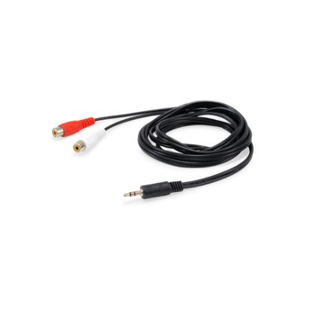 Equip 147093 cavo audio 250 m 2 x RCA 3.5mm Nero