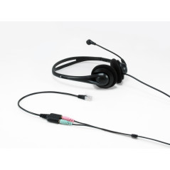 Equip 147944 cavo audio 0,25 m RJ-9 2 x 3.5mm Nero