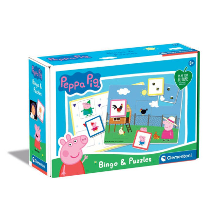 Clementoni Peppa Pig Bingo Gioco da tavolo Puzzle