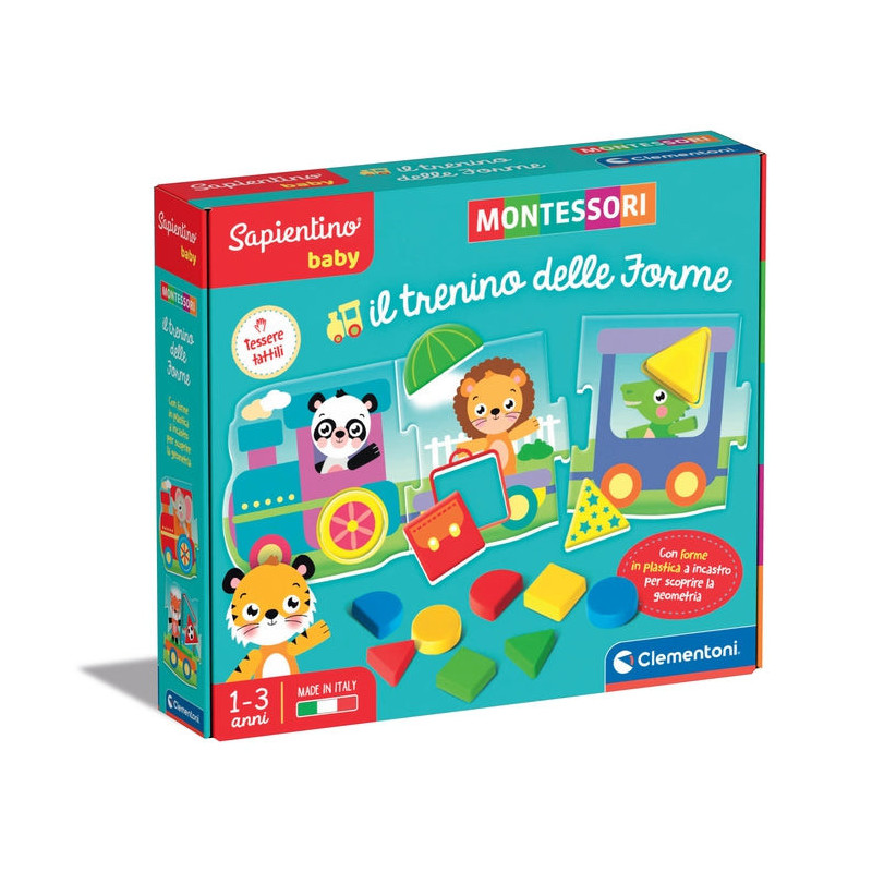 Clementoni Montessori Il trenino delle forme