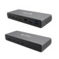 i-tec TB4DUALDOCKPD replicatore di porte e docking station per laptop Cablato Thunderbolt 4 Nero